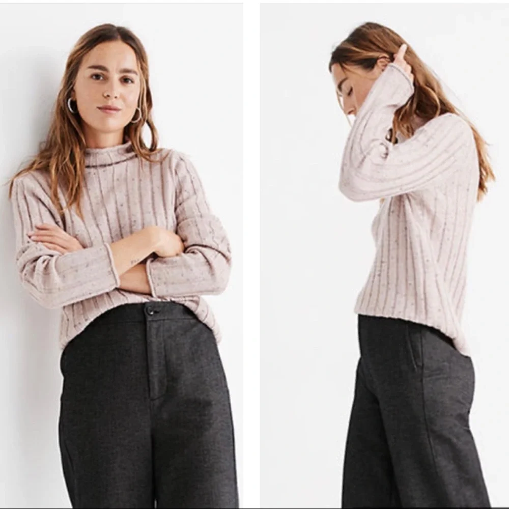 Madewell Donegal Evercrest Turtleneck Sweater Size XS